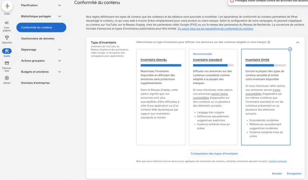 Exclusion emplacements de diffusion pmax